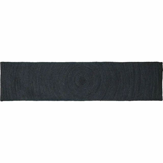 vidaXL Vloerkleden - Donkergrijs - 60 - x - 250 - cm - Jute