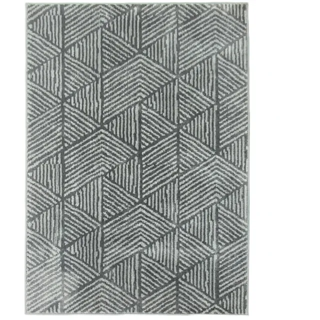 ZYLARO Woonkamertapijt - Moderne stijl - Wasbaar vloerkleed - 150 x 80 cm - Donkergrijs