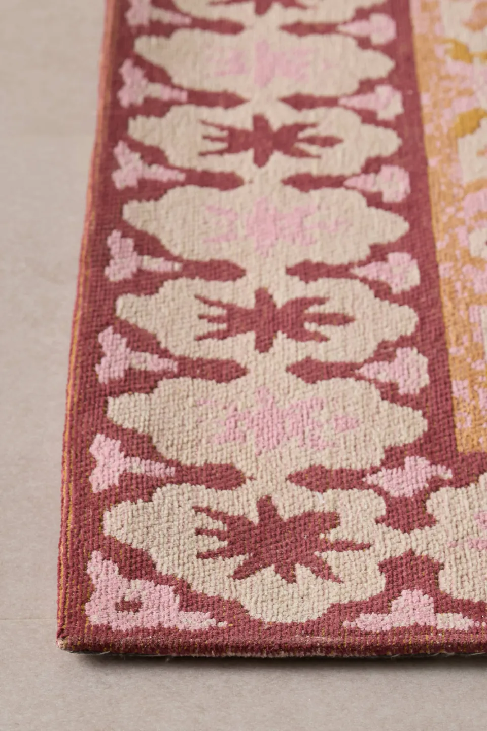 NOUS Living Rosalia vloerkleed roze burgundy, foto 3