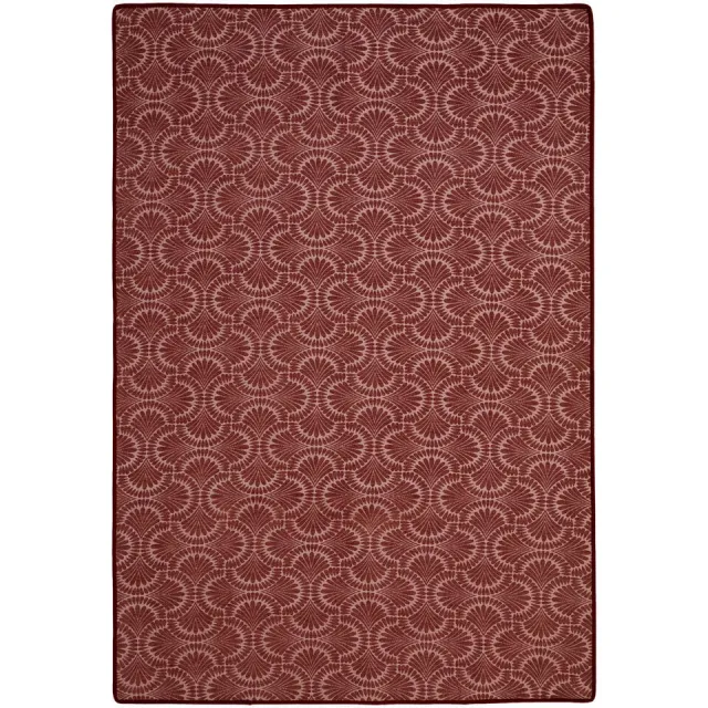 Kwantum Selby vloerkleed bordeaux