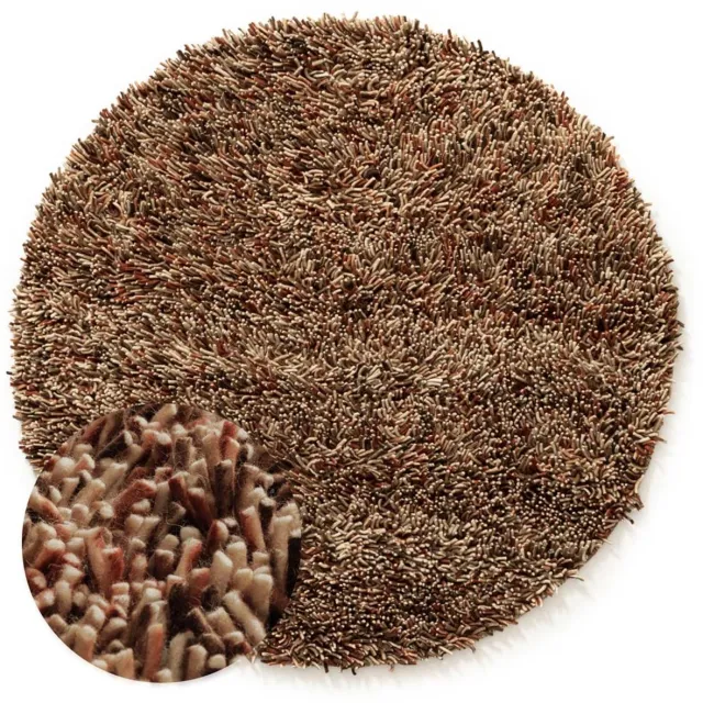 Nordic Weavers Rond wollen vloerkleed - Aurelia terracotta 150