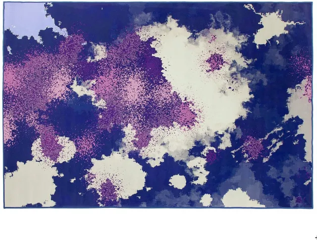 Beliani KADIRLI - Laagpolig vloerkleed - Multicolor - Polyester Meerkleurig