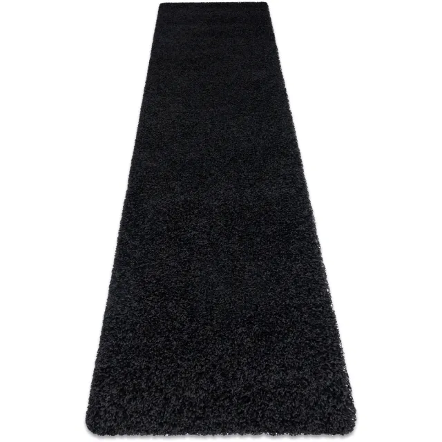 RUGSX Kleden Rugsx Tapijt, Vloerbekleding SOFFI shaggy 5cm zwart - 80x300 cm