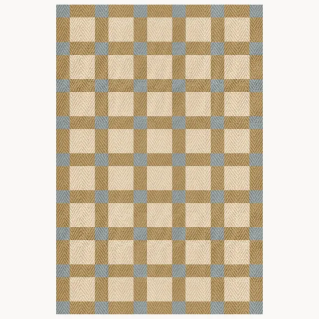 Layered Handgeweven juten vloerkleed Evelina Kroon Jute Beige