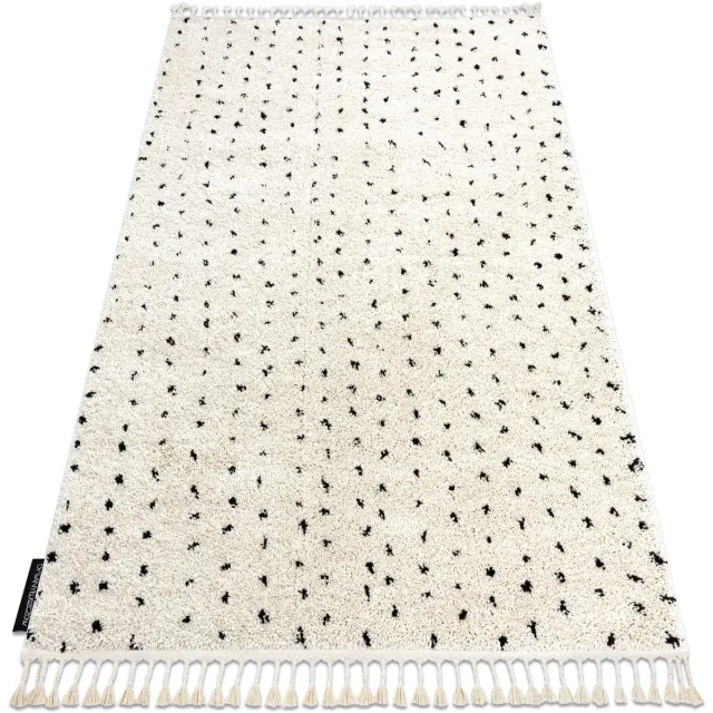 RUGSX Kleden Rugsx Tapijt BERBER SYLA B752 stippen , crème Beige