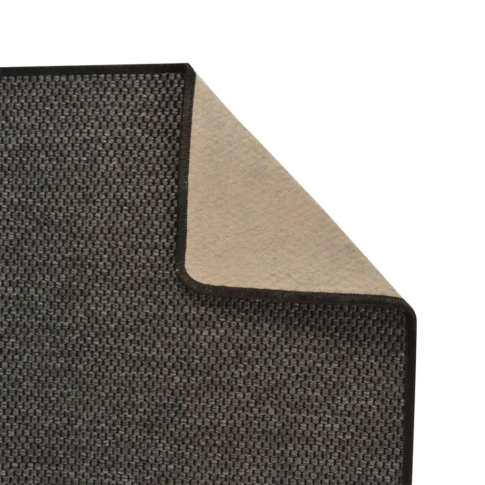 vidaXL Tapijtloper 50x300 cm sisal-look antracietkleurig Anthraciet