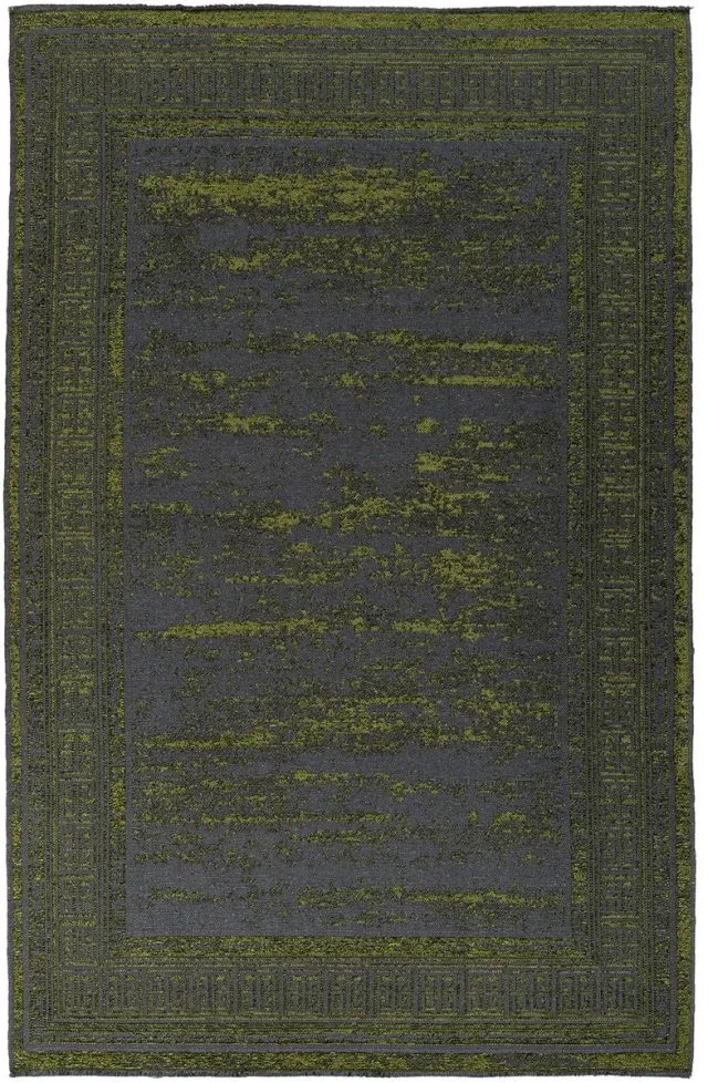 Dutch XXL Laagpolig Vloerkleed | Tapijt | Kalea | Kader | Groen | 120x170 cm