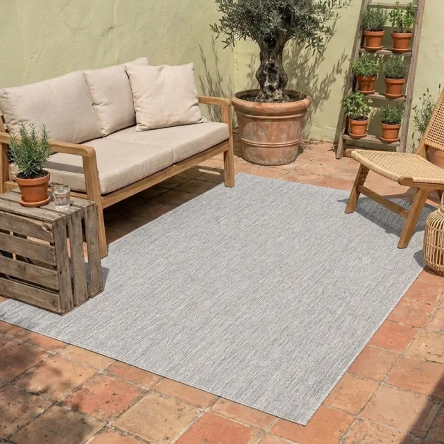 NATURL. Buitenkleed - Costa Grijs | Zomerse budgettoper! - 80x150cm