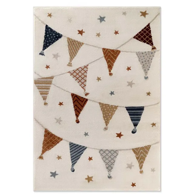 Hanse Home Vloerkleed 120 x 170 cm Adventures Kids Party Beige