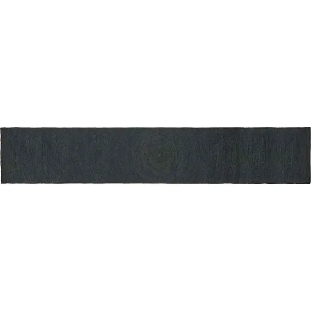 vidaXL Gebied Tapijt Donkergrijs 80 x 400 cm Jute