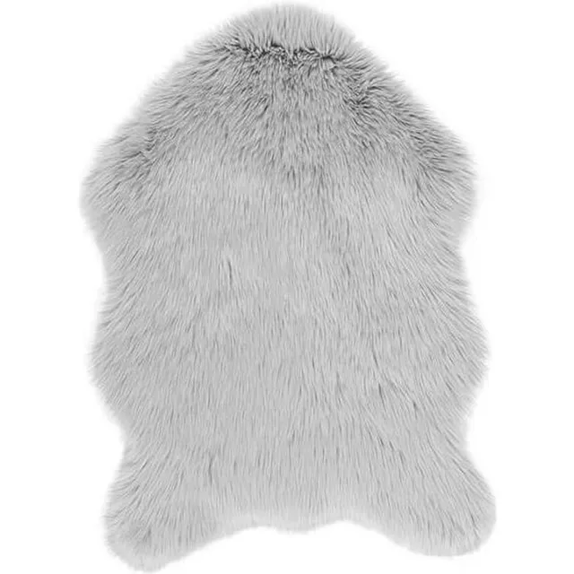 Tiseco Vloerkleed - Fluffy - Licht Grijs GREY LIGHT