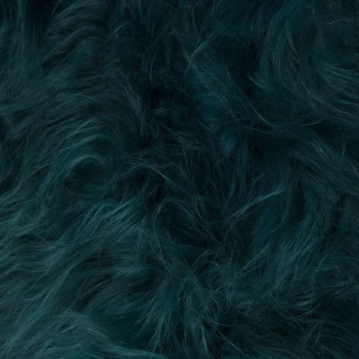 Dyreskinn Schapenvacht IJslands - Groen - 100 x 65cm, foto 5