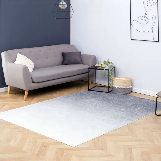 IDIMEX Wasbaar tapijt OMBRE 160 x 230 cm – Grijs