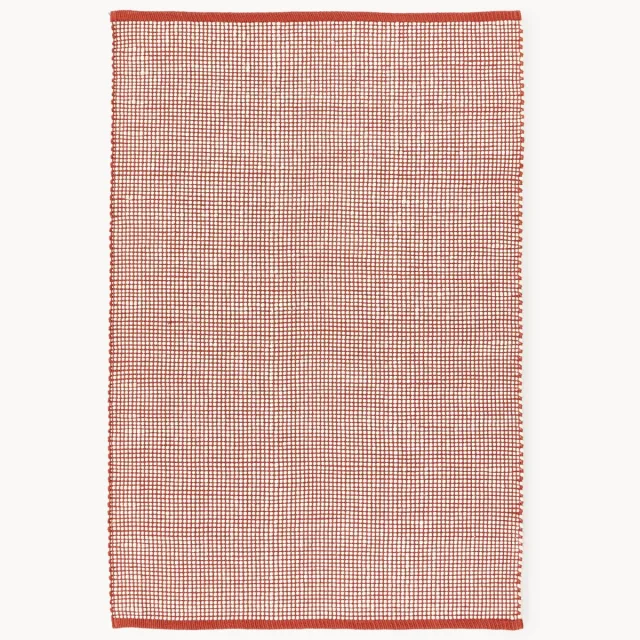 Westwing Collection Handgeweven wollen vloerkleed Amaro Terracotta