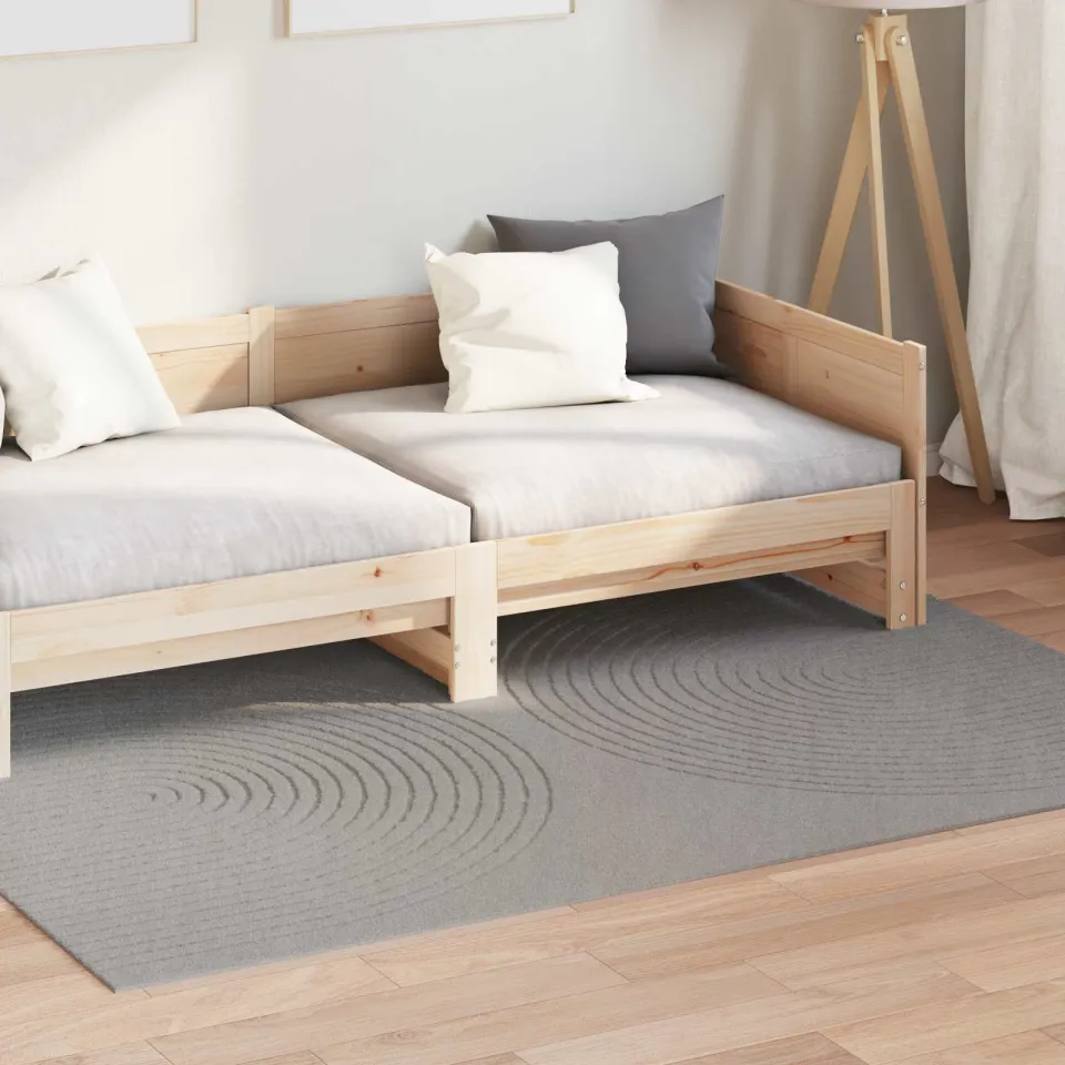 vidaXL Binnen kleed GALATI Grijs 120 x 170 cm Polyester Medium Pile, foto 3