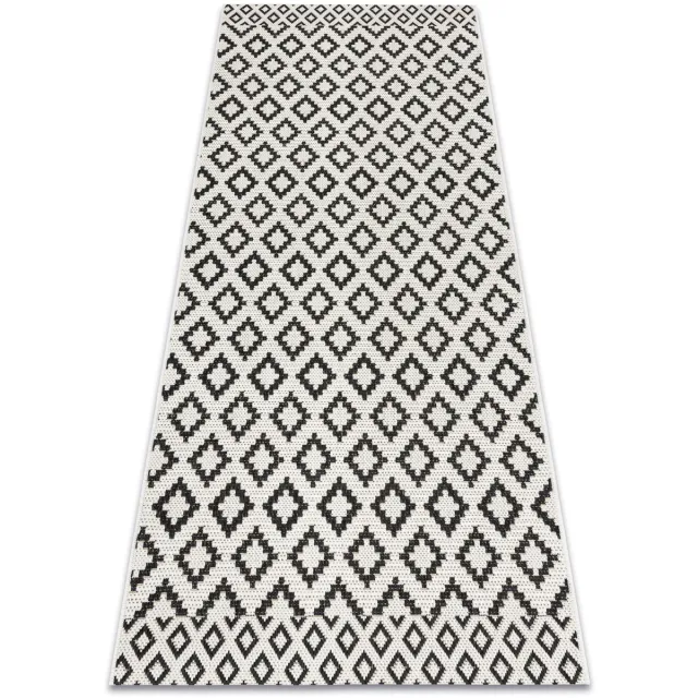 RUGSX Kleden Rugsx Sisal tapijt SISAL FLAT 49361960 Ruiten crème 80x150 cm Beige