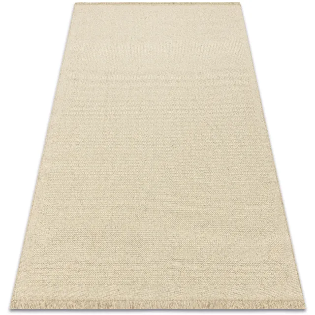 RUGSX Kleden Rugsx Wollen tapijt VILLA 8986/69400 Enkele kleur SIZAL, 240x340 cm Beige