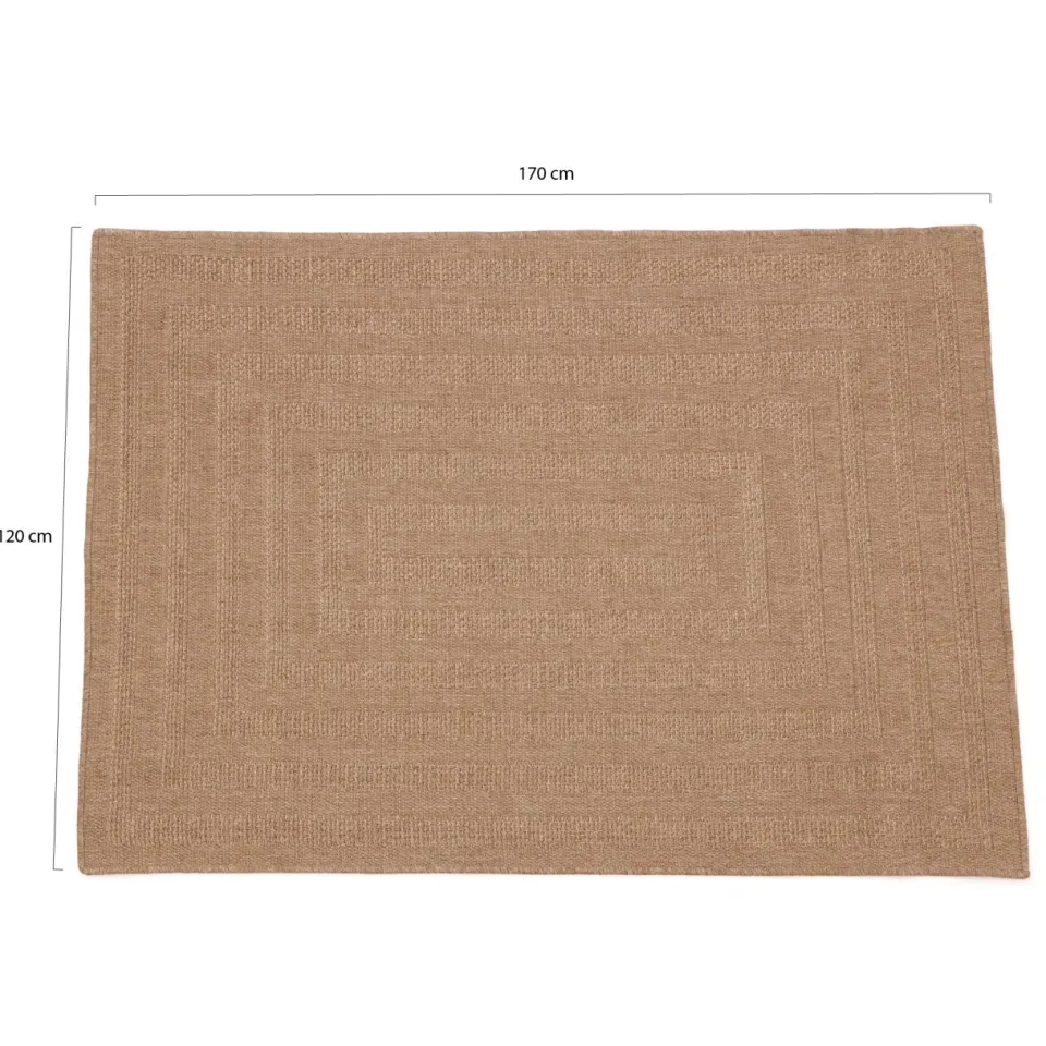 Kees Smit Collectie Azanza buitenkleed 120x170cm taupe, foto 2