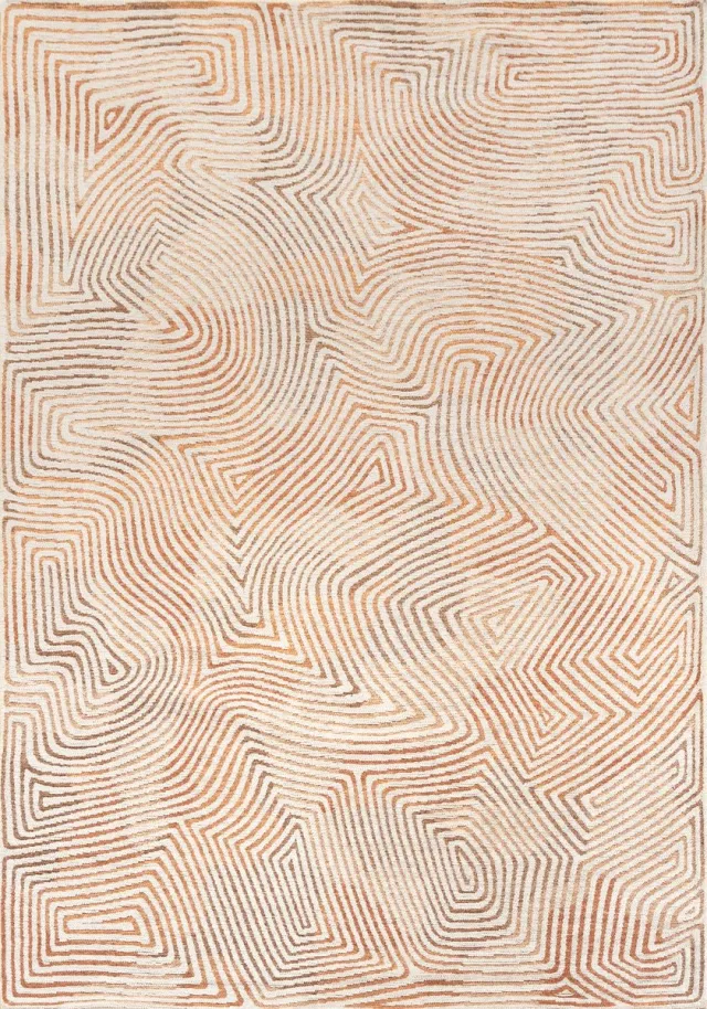 Louis de Poortere Wasbaar Binnen & Buiten Vloerkleed - 240 x 340 cm - Louis De Poortere Coral Indian Sand - Laagpolig Tapijt - Gerecycled PET - Made in Belgium - Circulair Rood