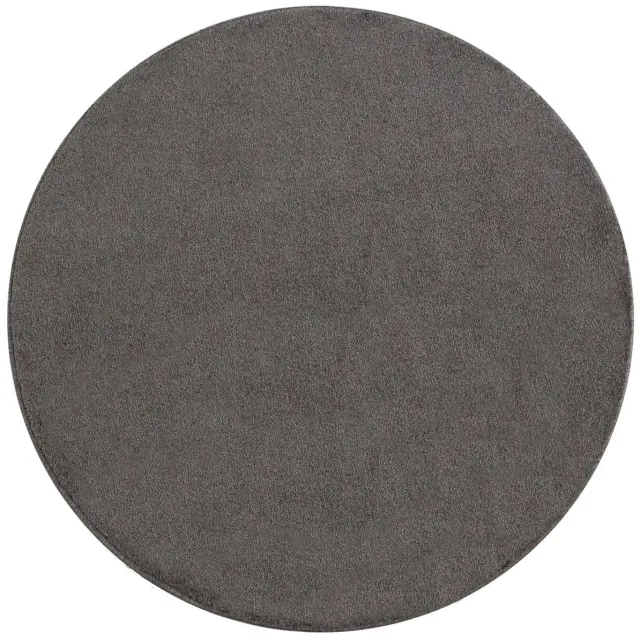 Dutch XXL Rond Vloerkleed | Tapijt | Ata | Uni | Mokkabruin