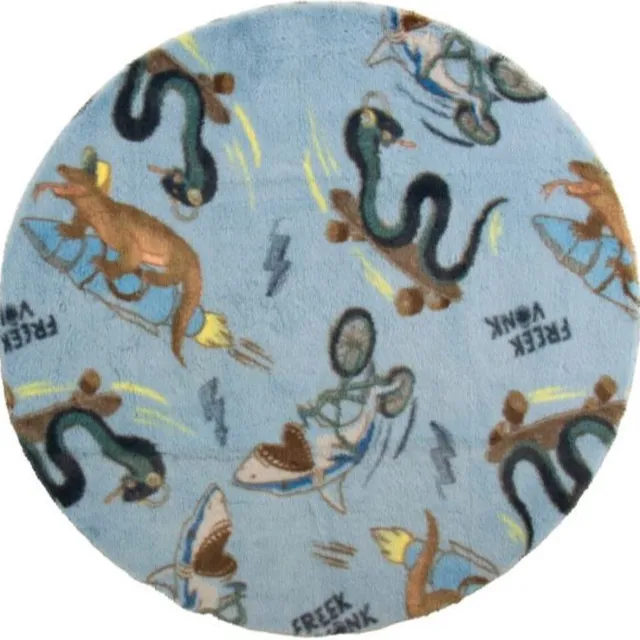 Freek Vonk Vloerkleed kinderkamer | Blauw Ø 62 cm