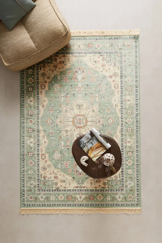NOUS Living Gwen vloerkleed groen, foto 2