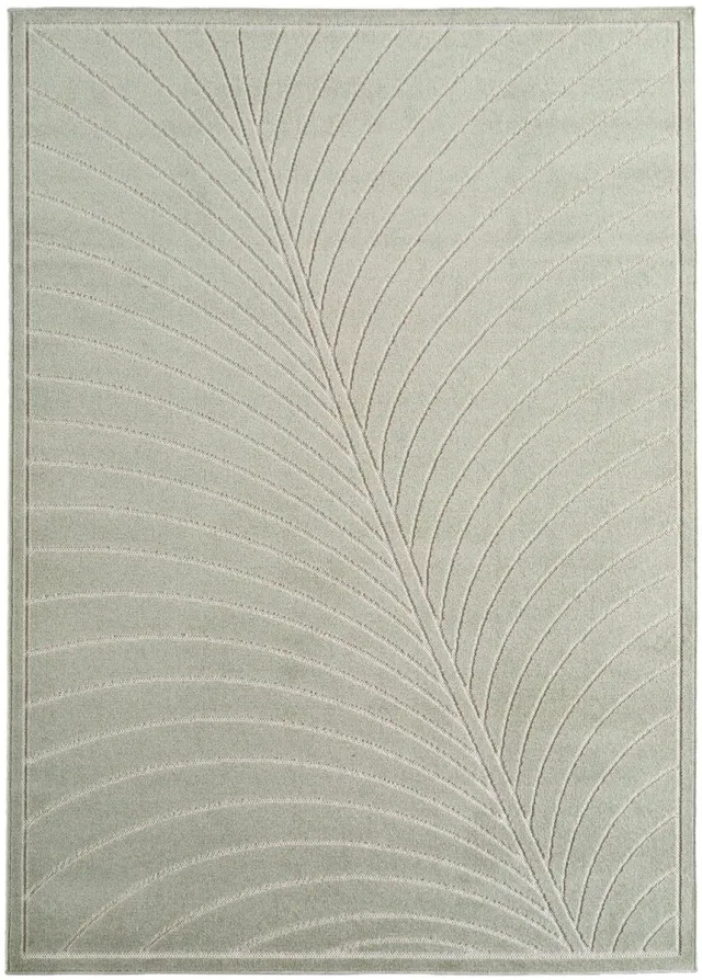 Dutch XXL Buitenkleed | Nova | Palmblad | Groen | 200x290 cm | Buitentapijt | Tuintapijt