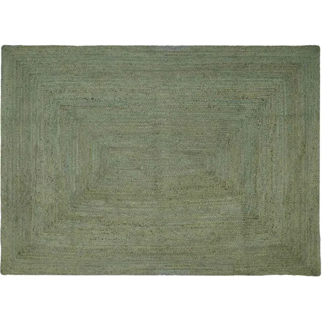 vidaXL Gebied Tapijt Olijfgroen 160 x 230 cm Jute