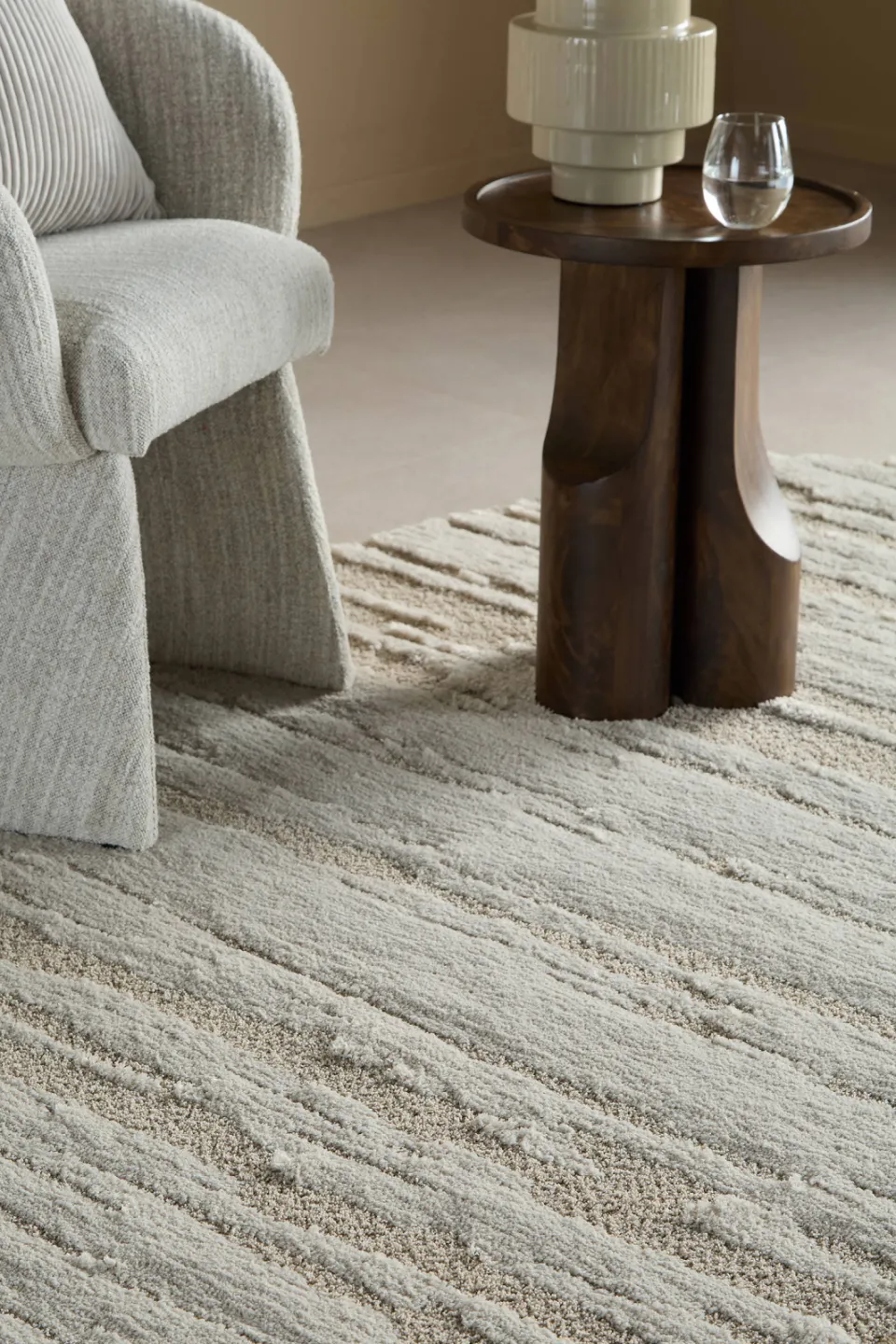Studio LIVIT zebraprint vloerkleed zand, foto 3