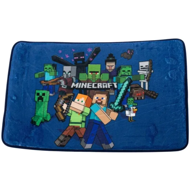 Minecraft Speelmat - Schuim - Voor de kinderkamer - Groen blauw