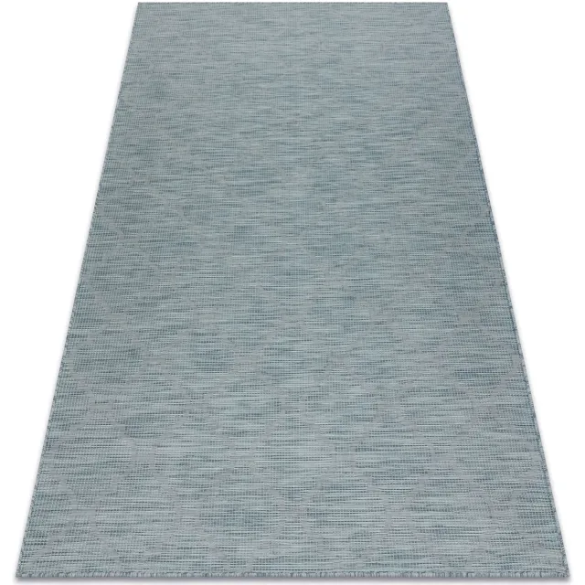 RUGSX Kleden Rugsx Sisal tapijt SISAL platgeweven PATIO 3069 klaver 155x220 cm Blauw