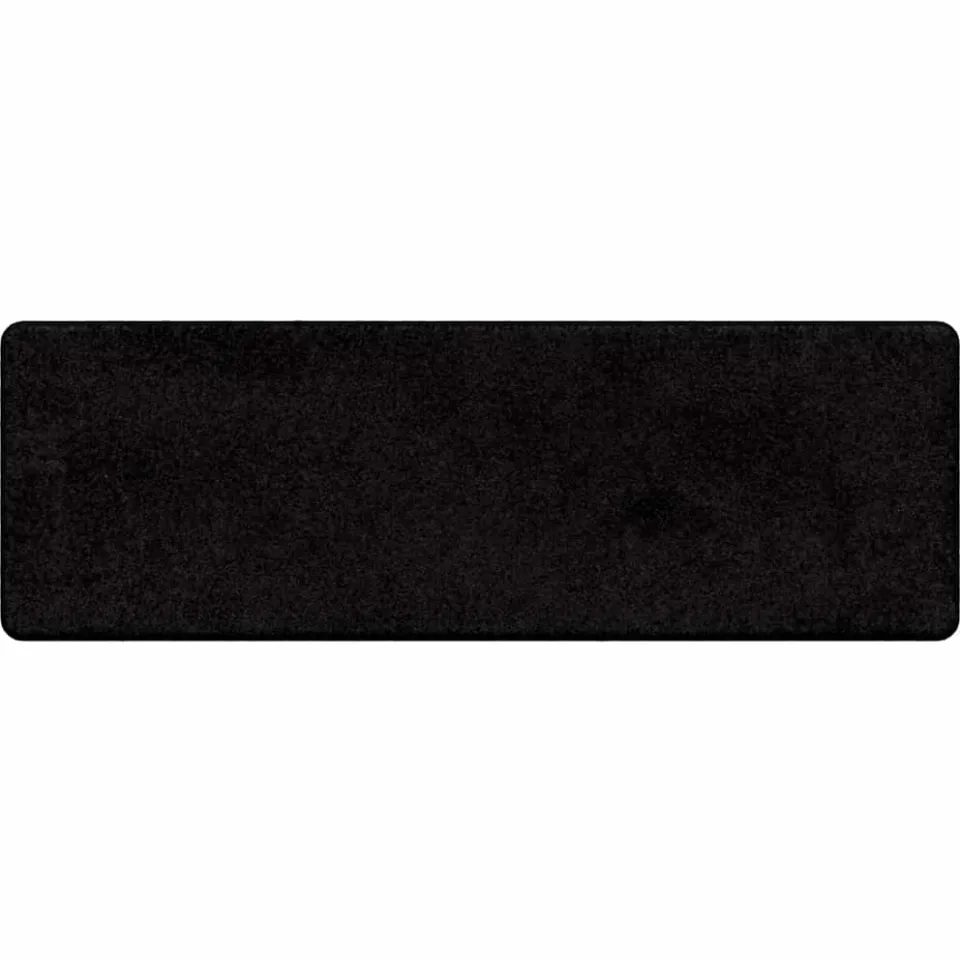 vidaXL Tapijt Loper Zwart 50 x 150 cm 100% Polypropylene Tuft
