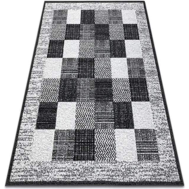 RUGSX Kleden Rugsx Tapijt BCF Morad RAFIA Rechthoeken, geometrisch - 60x110 cm Grijs