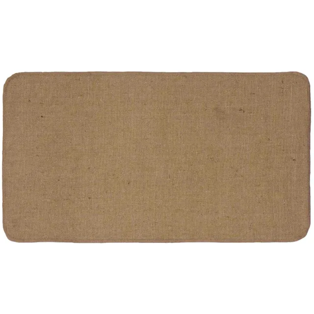 vidaXL Gebied - Tapijt - Lichtbruin - 60 - x - 110 - cm - Jute Licht bruin