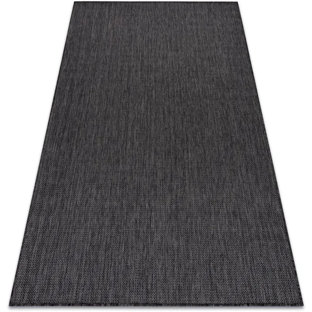 RUGSX Kleden Rugsx Sisal tapijt SION A5165A Melange plat te 240x330 cm Zwart