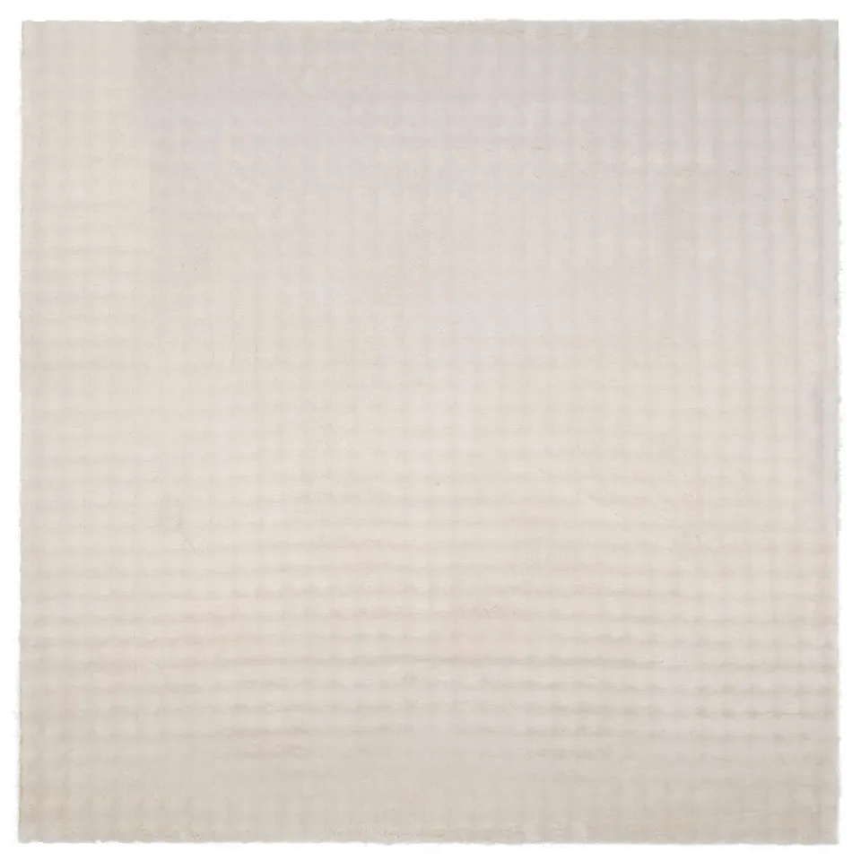 vidaXL Vloerkleden Vierkant SIROLO Beige 120 x 120 cm Polyester