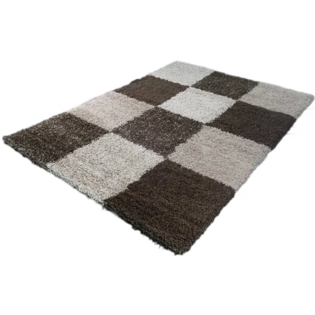 Merinos Vloerkleed Shaggy Plus 910 Beige 160x230 cm bruin