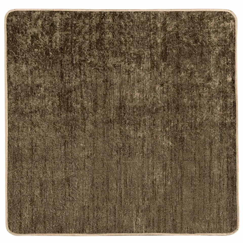 vidaXL Vloerkleedloper MARSA Bosgroen 100 x 100 cm Polyester en PVC