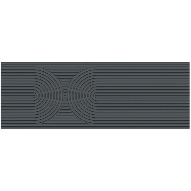MD-Entree MD Entree - Keukenloper - Vloerkleed - Machinewasbaar - Cook & Wash - Archy Anthra - 50 x 150 cm Zwart
