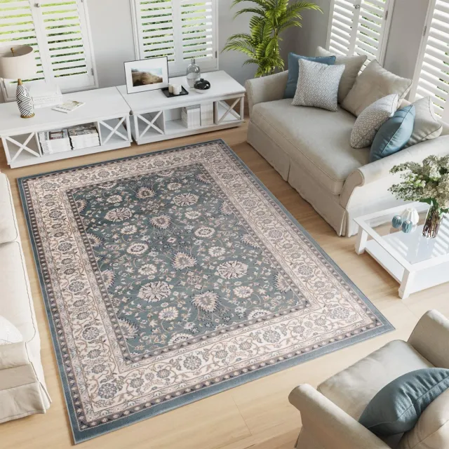 Tapiso Colorado Vloerkleed Grijs Woonkamer Gebloemd Tapijt, foto 5