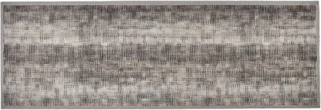 MD-Entree MD Entree - Keukenloper - Vloerkleed - Machinewasbaar - Cook&Wash - Linen beige - 50 x 150 cm Zwart