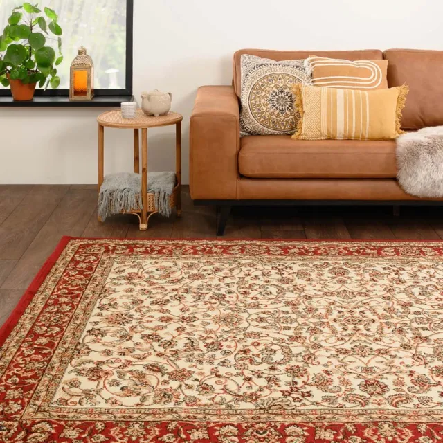 Tapeso Perzisch tapijt - Mirage Oasis rood/crème 160x230