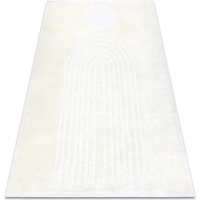 RUGSX Kleden Rugsx Tapijt modern MODE 8597 geometrisch creme 180x270 cm Beige