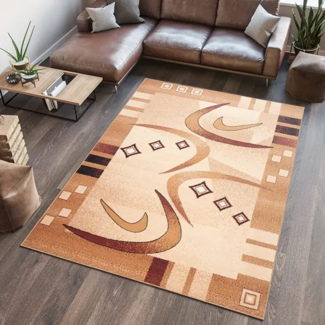 Tapiso Atlas PP Vloerkleed Beige Woonkamer Tapijt Kleed Maat- 160x220 Beige 3