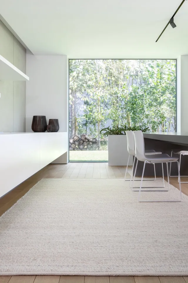 Acsento Milano Beige Mix Vloerkleed - 240 x 340 cm - Beige - Rechthoekig - Wol - Woonkamer, Eetkamer, Slaapkamer - Effen - Scandinavisch, Modern
