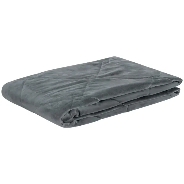 ERWIN M. Bedloper Samara Diamond; 65x135 cm (BxL); donkergrijs; rechthoekig