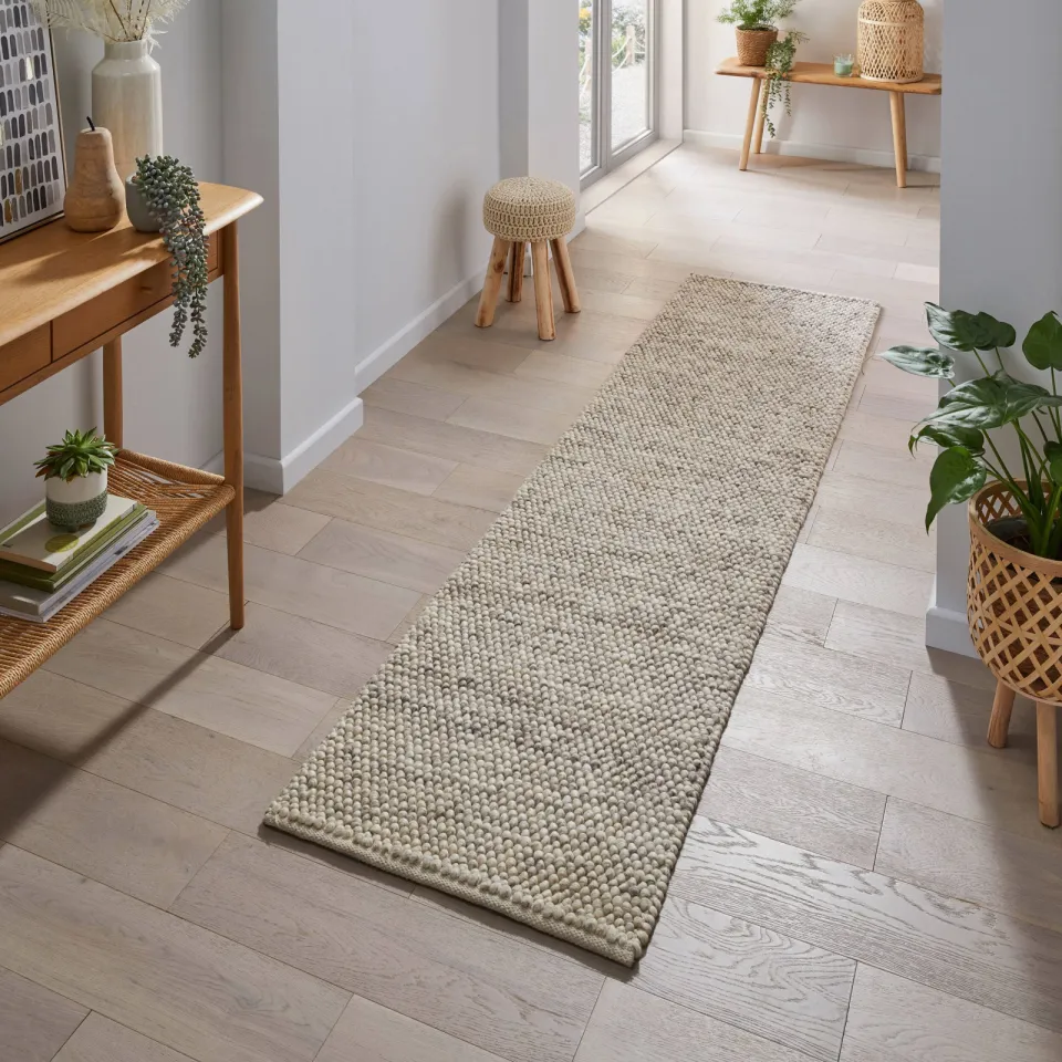 Flair Rugs Minerals wol vloerkleed naturel, foto 2