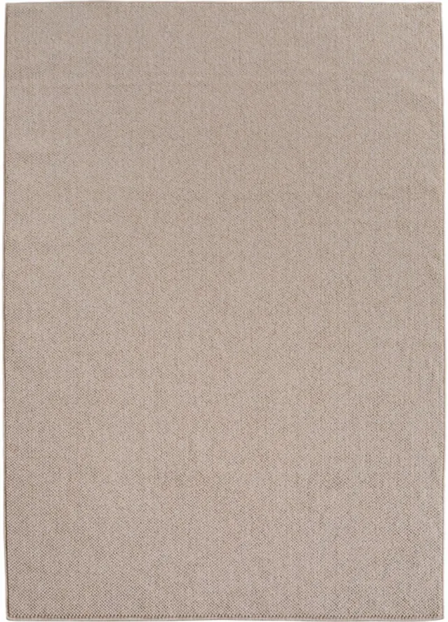 Ayyildiz Helix Vloerkleed Beige 140x200 cm – Effen Laagpolig Tapijt – Modern Machinaal Geweven Vloerkleed voor Woonkamer, Slaapkamer en Keuken