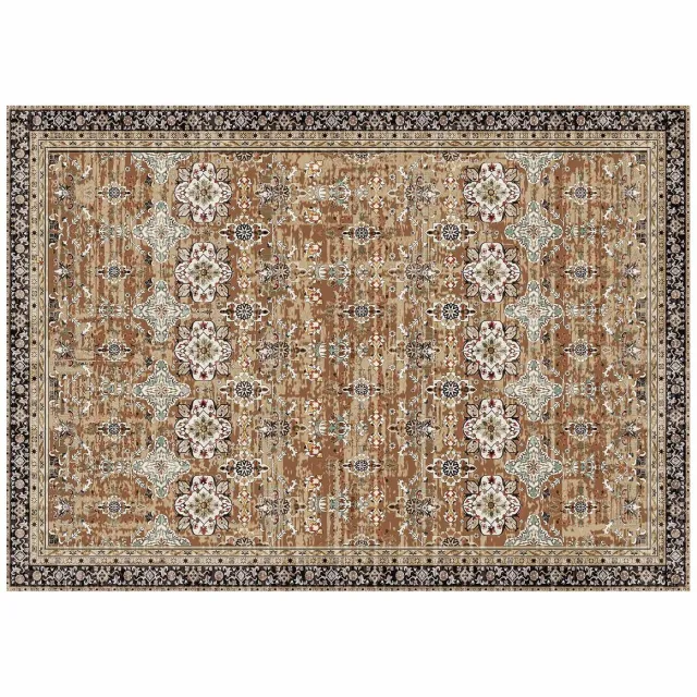 Vevor Woonkamertapijt 2743x3658MM Antislip Vintage Stijl Bruin/Groen Bruin Groen
