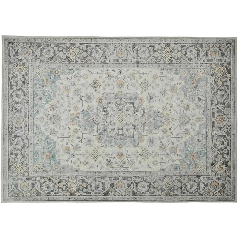 vidaXL Vloerkleed ORIZ Crèmekleurig 300 x 400 cm 100% polyester